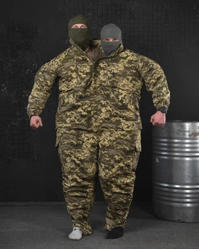 Армійський костюм Гірка Супербатальних розмірів 9XL піксель (85632)