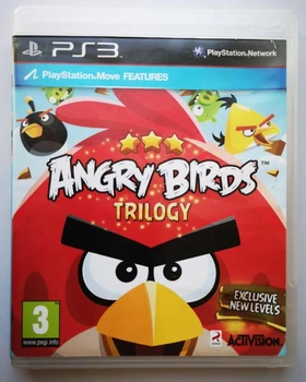 Angry Birds Trilogy, Б/В, англійська версія - диск для PlayStation 3
