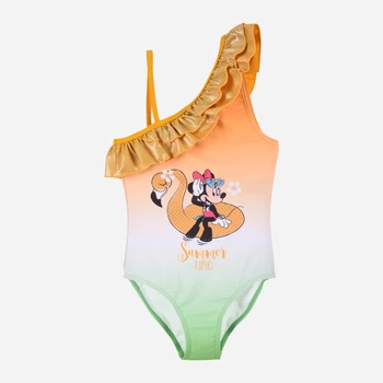 Дитячий суцільний купальник для дівчинки Disney Minnie EX1819 104 см Помаранчевий (3609086884824)