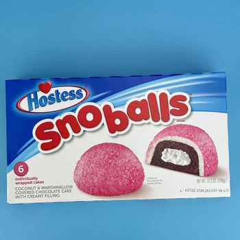 Бисквит Twinkies Hostess SnoBalls 298 г 6 шт
