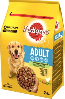 Sucha karma dla psów Pedigree  Adult z kurczakiem i warzywami i 2.6 kg (5998749132395)