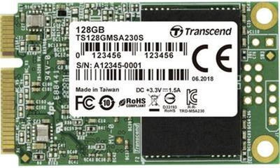 SSD TRANSCEND SSD230S 128GB mSATA (TS128GMSA230S)