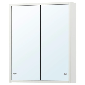 Шкафчик зеркальный ИКЕА НЮШЁН белый, 50x60 см 104.708.30