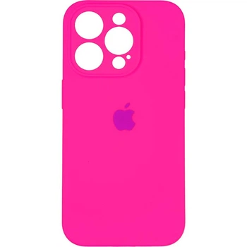 Чохол Silicone Case for iPhone 15 Pro Max Hot Pink (з захистом камери)