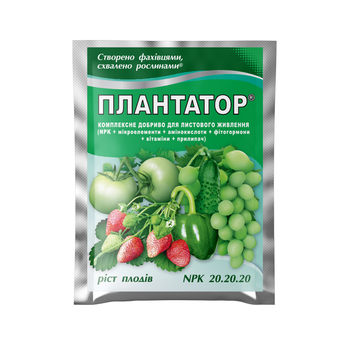 Удобрение Ф-Плантатор (20-20-20) Рост плодов 25 г