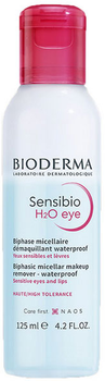Woda micelarna Bioderma Sensibio H20 do demakijażu oczu 125 ml (3401360212237)