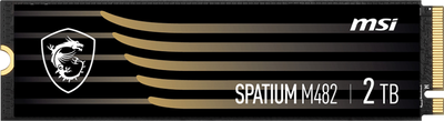 SSD диск MSI Spatium M482 2TB NVMe M.2 PCIe 4.0 x4 3D NAND TLC (S78-440Q730-P83)