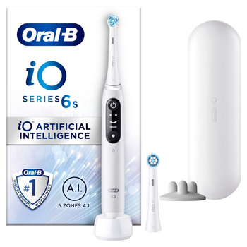Elektryczna szczoteczka do zębów Oral-B iO Series 6 White (4210201427407)