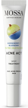 Гель від шкірних висипань Mossa Acne Act Tratamiento Anti-Acne Blueberry 15 мл (4752223013263)