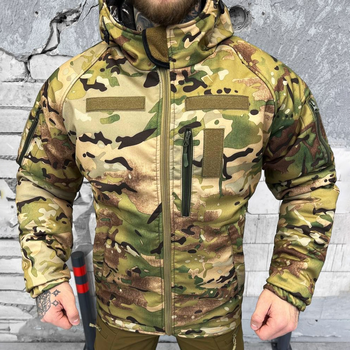 Мужская зимняя куртка с подкладкой OMNI-HEAT / Бушлат "MTK" таслан мультикам размер 2XL