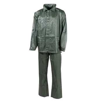 Чоловічий Костюм - Дощовик "Regenanzug" з чохлом / Куртка+ Штани олива / Водозахисний комплект розмір L