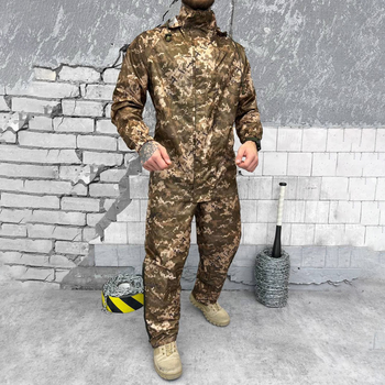 Чоловічий маскувальний костюм "GEN2" / Дощовик + штани піксель розмір 3XL