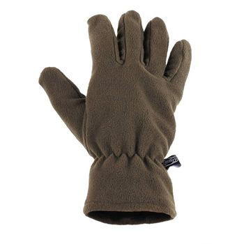 Зимові флісові рукавиці з підкладкою Thinsulate олива розмір M