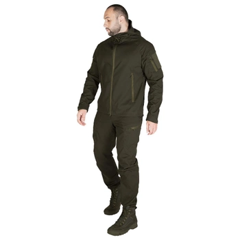 Чоловічий міцний Костюм Куртка + Штани / Польова форма CamoTec Stalker 2.0 Canvas темна-олива розмір S