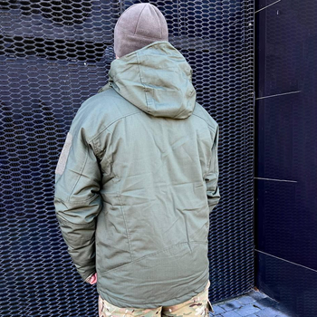 Мужская зимняя куртка "Call Dragon" Rip-Stop с подкладкой Omni-Heat олива размер XL