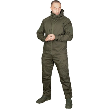 Чоловічий міцний Костюм Куртка з капюшоном + Штани олива / Польова форма CamoTec Stalker Canvas 3.0 розмір L