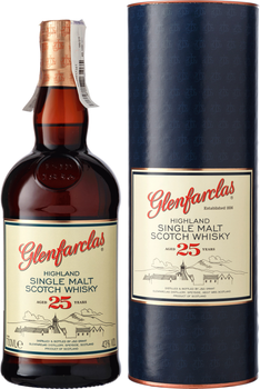 Виски Glenfarclas 25yo 0.7 43% в тубусе (5018066254317)