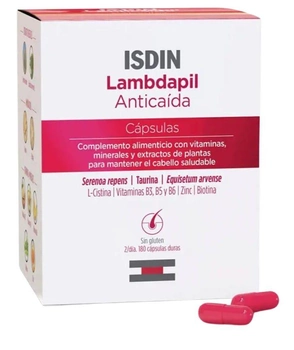 Безглютеновий комплекс Isdin Lambdapil проти випадіння волосся 180 капсул (8470001761798)