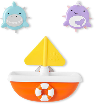 Набір іграшок для ванної Skip Hop Zoo Tip and Spin Boat (195861200819)