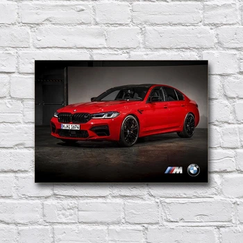 Дерев’яний постер «BMW M5 Competition (F90)» 210х297 мм