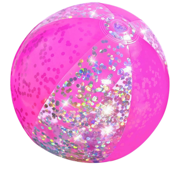Пляжний м'яч Bestway Glitter Рожевий 41 см (5901463046404)