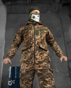 Тактический теплый военный комплект Fantom ( Куртка + Штаны ), Камуфляж: Пиксель, Размер: XXXL
