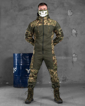Тактичний військовий комплект Gabbe ( Куртка + Штани ), Камуфляж: Мультикам, Розмір: M