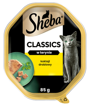Вологий корм для котів Sheba Classics коктейль з птиці 85 г (5900951290596)