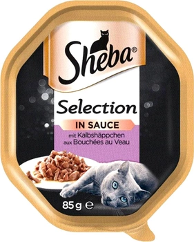 Вологий корм для котів Sheba Sauce Speciale телятина в соусі 85 г (5900951290572)