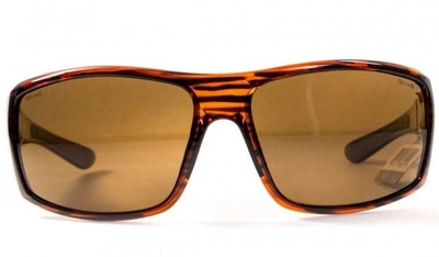Поляризационные очки защитные 2в1 BluWater BABE WINKELMAN Polarized (brown) коричневые