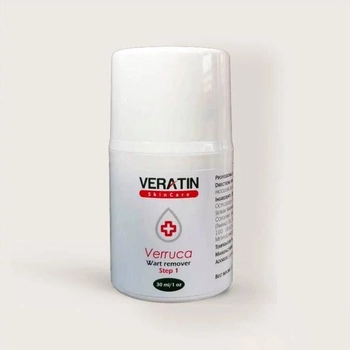Крем-гель для видалення бородавок Veratin Verucca Шаг №1, 30 мл
