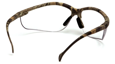 Захисні окуляри в камуфльованій оправі Pyramex Venture-2 Camo (clear), прозорий