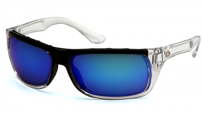 Открытыте защитные очки Venture Gear VALLEJO Crystal (ice blue mirror) синие зеркальные