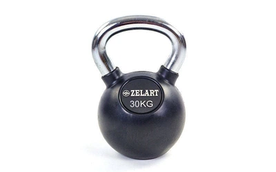 Гиря прогумована Zelart ТА-5162-30 30 кг