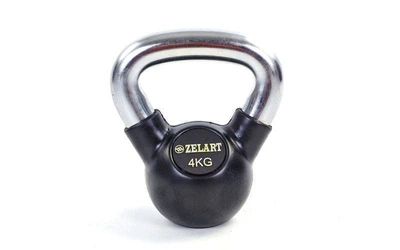 Гиря прогумована Zelart ТА-5162-4 4 кг