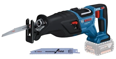 Аккумуляторная ножовка Bosch Professional GSA 185-LI без акб и з/у с 2 пильными полотнами (06016C0020)