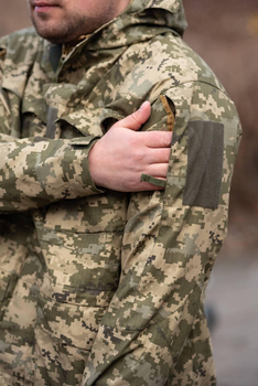 Чоловіча тактична Парка з капюшном та сітчастою підкладкою ріп-стоп піксель 2XL