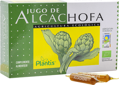 Suplement diety Artesania Juga de Alcachofa Eco Plantis 20 ampułek (8435041038620)