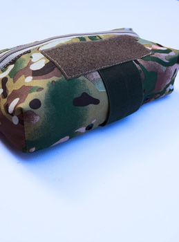 Напашник прямокутний сумка, підсумок напашник тактичний утилітарний з кріпленням до плитоноски на велкро Мультикам