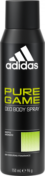 Дезодорант Adidas Pure Game Deep & Aromatic спрей для чоловіків 150 мл (3616303440916)