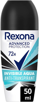 Антиперспірант Rexona Advanced Protection Motionsense Invisible Aqua кульковий 50 мл (59095552)