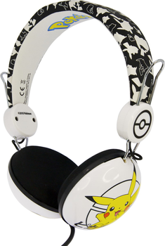 Навушники OTL Pokemon Pikachu Japanese White-Black (5055371621076)