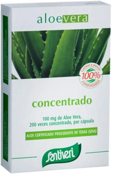 Suplement diety Santiveri Aloe Vera Concentrate 40 kapsułek (8412170016552)