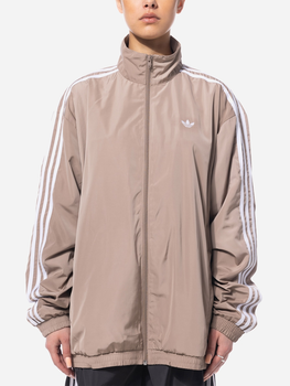 Спортивна кофта жіноча Adidas Oversized Track Jacket W "Chalky Brown" IP7143 M Бежева (4066753722275)