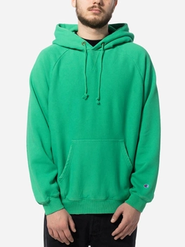 Худі чоловіче Champion Hooded Swearshirt "Green" 217979-GS018 L Зелене (8058132124493)