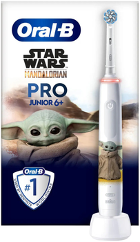 Дитяча електрична зубна щітка Oral-b Braun Pro 3 Junior Star Wars (8006540957196)