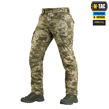 M-tac комплект штани тактичні із вставними наколінниками піксель кофта олива статутні L