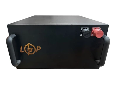 Литий-железо-фосфатный (литий-ферумный) аккумулятор LogicPower LP LiFePO4, BMS 150A/75А, 51.2 В 100 Ач металл RM