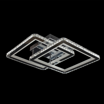 Люстра LED+хрусталь Свет хром з пультом SY-19381/2 CR 160W