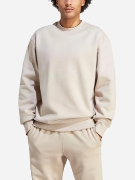 Bluza bez kaptura męska oversize Adidas Adicolor Contempo Crew Sweatshirt IM2115 XL Beżowa (4066763844103)